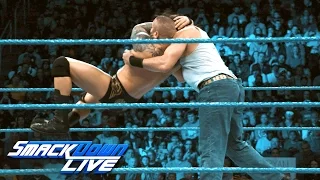 Slow motion footage of Randy Orton hitting an RKO on Harper: SmackDown LIVE Exclusive, Jan. 24, 2017