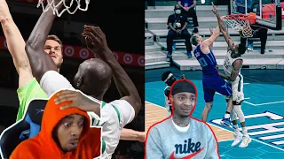 FlightReacts Shocked By NBA Players Dunking & Breaking Ankles Moments