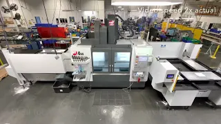 #MIDACO Dual Shuttle Automatic Rotary 4-Pallet Pool on #HAAS VF-4SS #VMC #CNC #automation