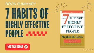 The 7 Habits of Highly Effective People (Stephen Covey) - Animated Book Summary | FastAndCurious.art