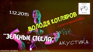 Володя Котляров (ПОРНОФИЛЬМЫ) "Зеленые Стекла" Акустика 01.12.2015 Благотворительный Концерт Москва