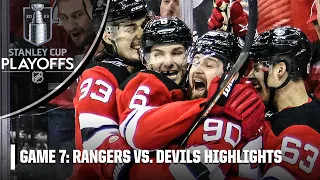 New York Rangers vs. New Jersey Devils: First Round, Gm 7 | Full Game Highlights