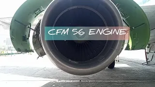 Components of CFM 56 ENGINE installed on Airbus A320.