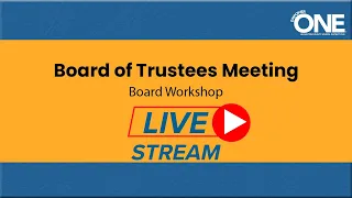 December 6, 2022 — Board of Trustees Training Workshop