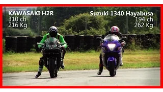 D.A : Kawasaki H2R VS Suzuki Hayabusa 1340