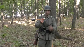 Немецкая ручная граната М24 страйкбол, реконструкция/German hand granade M24 strikeball, reenactment