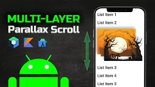 How to Make a Multi-Layer Parallax Scroll Effect in Jetpack Compose - Android Studio Tutorial