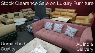 Designer Sofa & Bed on Clearance Sale | Luxury Furniture @ Factory Rate | Furniture Market Ghaziabad