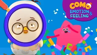 Emotion & Feeling with Como | Learn emotion | Hurt 4 | Cartoon video for kids | Como Kids TV