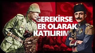 Atatürk'ün Çanakkale Savaşına Katılmak İçin Çektiği Rest!
