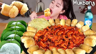 Fantastic combination!💛 Grilled beef intestines + spicy webfoot octopus eatingㅣDaechang ASMR MUKBANG
