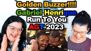 TEACHERS REACT | AGT 2023 - Golden Buzzer: Gabriel Henrique - Run To You | Auditions
