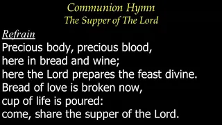 The Supper of The Lord   16Jun19