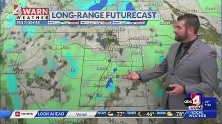 Mostly quiet weather for now with above average temperatures