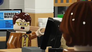 Lego The Office: Jim impersonates Dwight