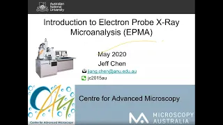 Introduction to Electron Probe X-Ray Microanalysis (EPMA) by Dr Jeff Chen