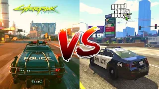 Cyberpunk 2077 Physics vs. GTA 5 Physics | Guy from plays