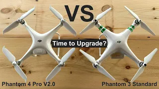 DJI Phantom 3 Standard vs Phantom 4 Pro V2.0 | Worth the Upgrade?