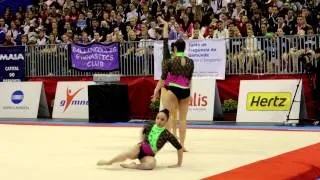 FIG Acro World Cup 2013 Maia - POR W3 Sen Dynamic - Leonor, Barbara and Daniela