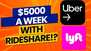 Can Lyft And Uber Drivers Make $5000 IN A WEEK?!