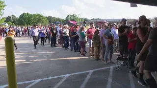 Mexican citizens living in Houston pack the polls, wait hours to vote in Mexico's historic president