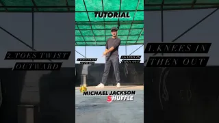 Michael Jackson shuffle step tutorial #shuffle #tutorial #dance