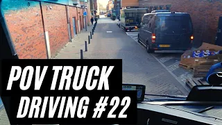 4K POV Truck Driving #22 - Mercedes Actros - Rotterdam, Netherlands 🇳🇱