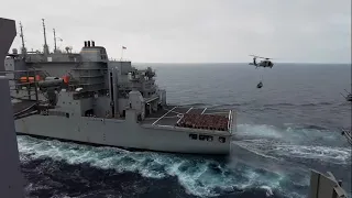 USS George H.W. Bush (CVN 77) Replenishment-at-sea