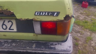 VW Golf Mk1 first start after 20 years