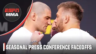 Faceoffs from the UFC 2024 Season Press Conference | ESPN MMA