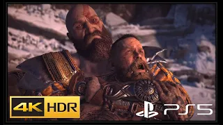 God of War (2018) - Baldur final fight incl. cut scenes - 4K 60 FPS HDR - PS5