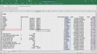 Data Analysis with Excel - 1.10 - Describing Data - COUNTIF , AVERAGE IF