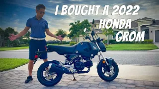 I bought the 2022 Honda Grom!