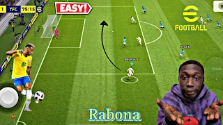 How to perform Rabona in eFootball23 |Crossing| Easy Step By Step.