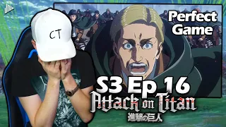 I CANT BELIEVE THIS | Attack on Titan S3 E16 Reaction | Perfect Game