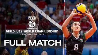 HUN🇭🇺 vs. PUR🇵🇷 - Full Match | Girls' U19 World Championship | Playoffs