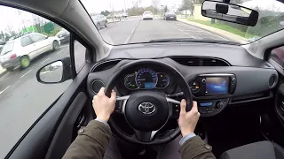 Toyota Yaris III Hybrid (2015) - POV Drive