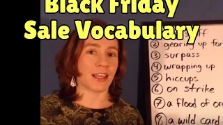 Learn English from the News - Black Friday Sale Vocabulary