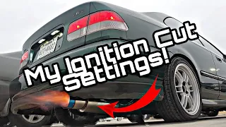 How I Shoot Flames ~ Ignition Cut & Rev Limit Settings With Honda Tuning Suite