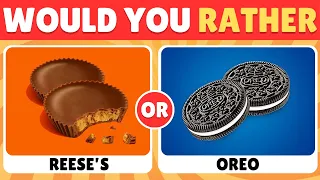 Would You Rather...? 🍔🍟🍦 Junk Food Edition | Daily Quiz