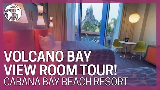 Volcano Bay View Room Tour - Universal’s Cabana Bay Beach Resort