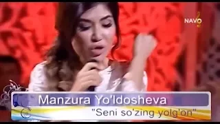 Manzura seni sozing yolgon