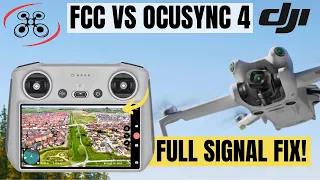 FCC Hack VS Ocusync 4 Test - Which Fix Gives BEST Range? DJI Mini 4 Pro