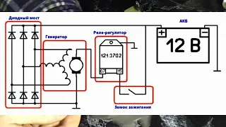 Реле регулятор напряжения восстанавливается! Схема подключения