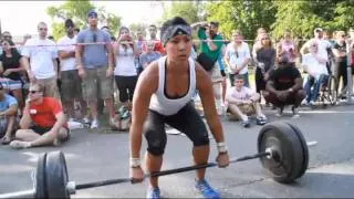 Jessica Pamanian's 170 lbs. x 3 Clean and Jerk