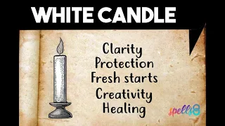 🕯️ CANDLE MAGIC: White Candle Symbolism: Spiritual Meaning, Uses in Spells & Rituals