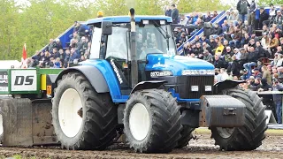 New Holland 8970 in front of the Sledge doing some Great Tractor Pulling | Tractor Pulling Denmark