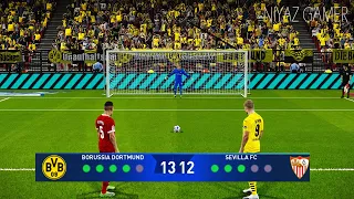 PES 2021 | Borussia Dortmund vs Sevilla | Penalty Shootout | UEFA Champions League UCL Gameplay