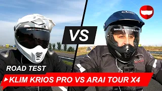 Klim Krios Pro vs Arai Tour X4 - Review & Road-test - ChampionHelmets.com