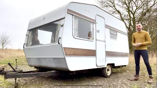 Buying a vintage caravan project - A tour of an UNUSED 1979 Trophy Agistar classic caravan